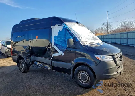 2019 Mercedes-Benz Sprinter 2500/3500 z USA, uszkodzony, nr VIN WDZPF0CD5KP051077
